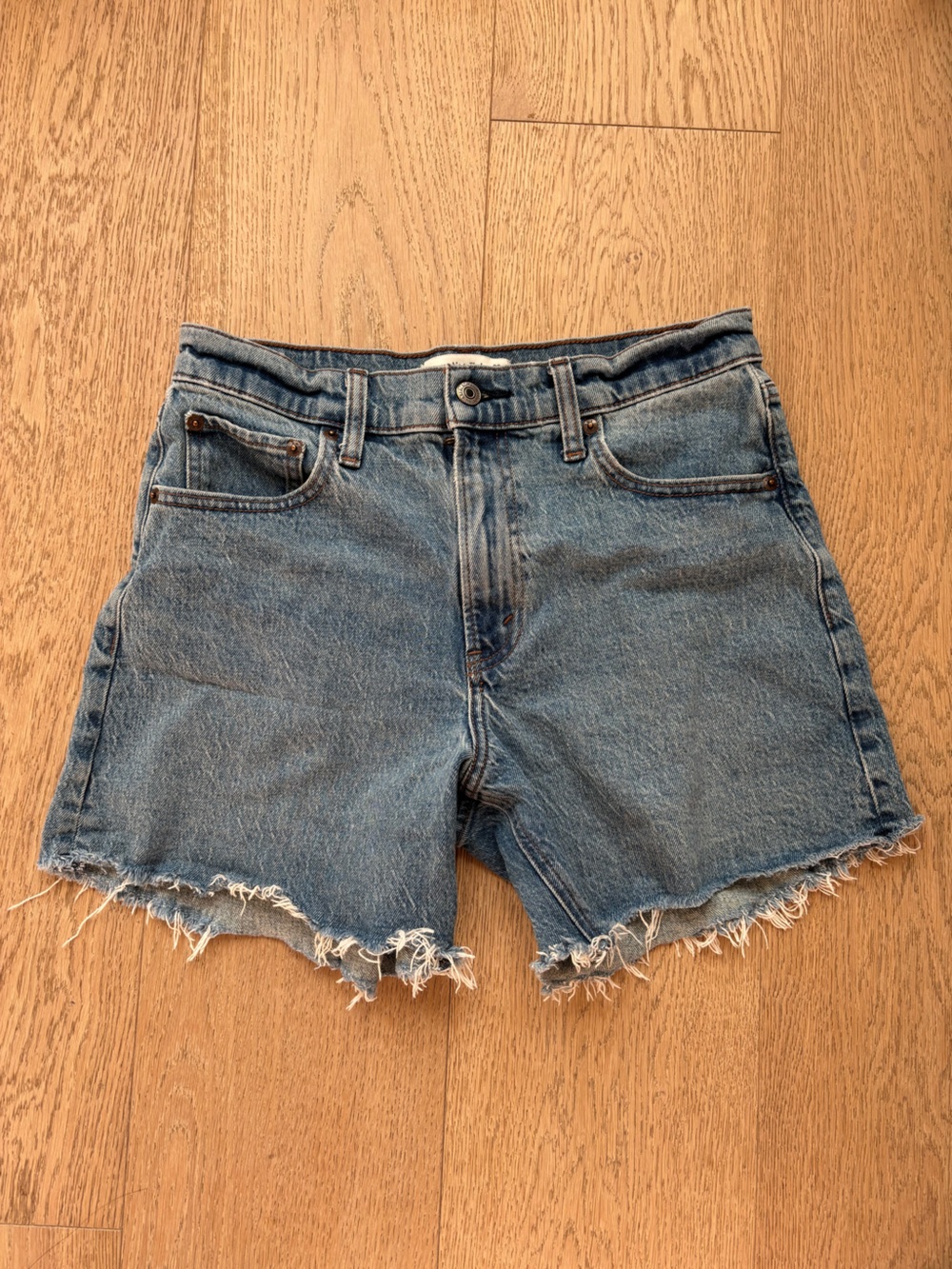 A&F High Rise Dad Short - Picture 1 of 2